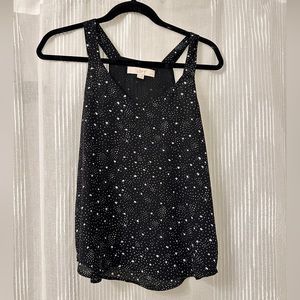 LOFT Starry Night Sleeveless Blouse